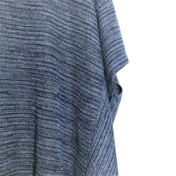 Lane Bryant Womens Sweater Size 18 Size 20 Blue Short Sleeve Boxy Oversized - Picture 9 of 10